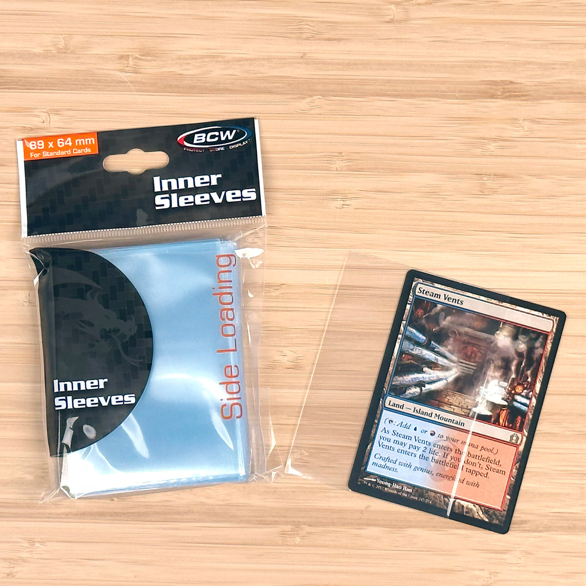 BCW Sideloading Inner Sleeves – front product view