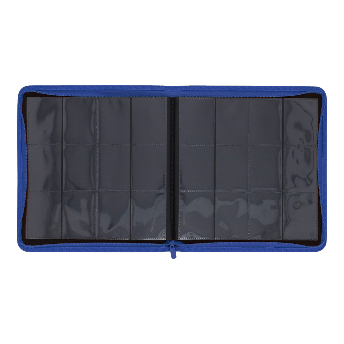 BCW Z-Folio 12-Pocket Lx Album - Blue – open view