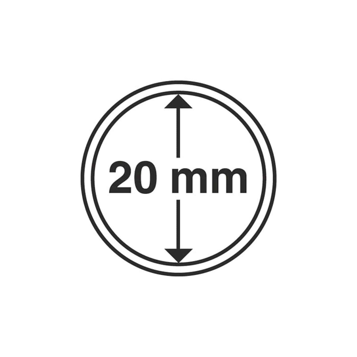 Coin Capsules, Inner Diameter 20mm