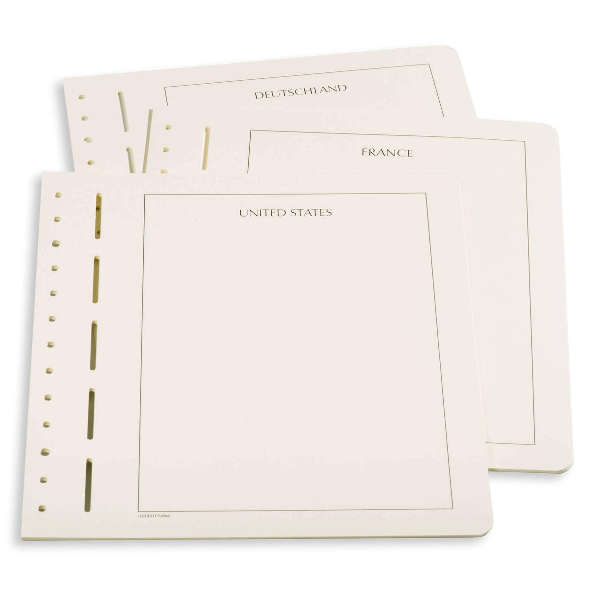 LIGHTHOUSE Blank sheets with country inscription Schweiz/Suisse (BL11)