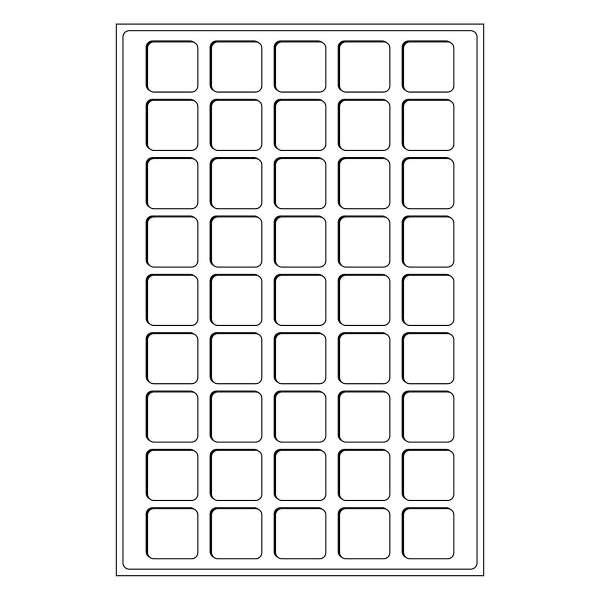 Coin Trays L for 45 coins up to 31mm diameter, blue