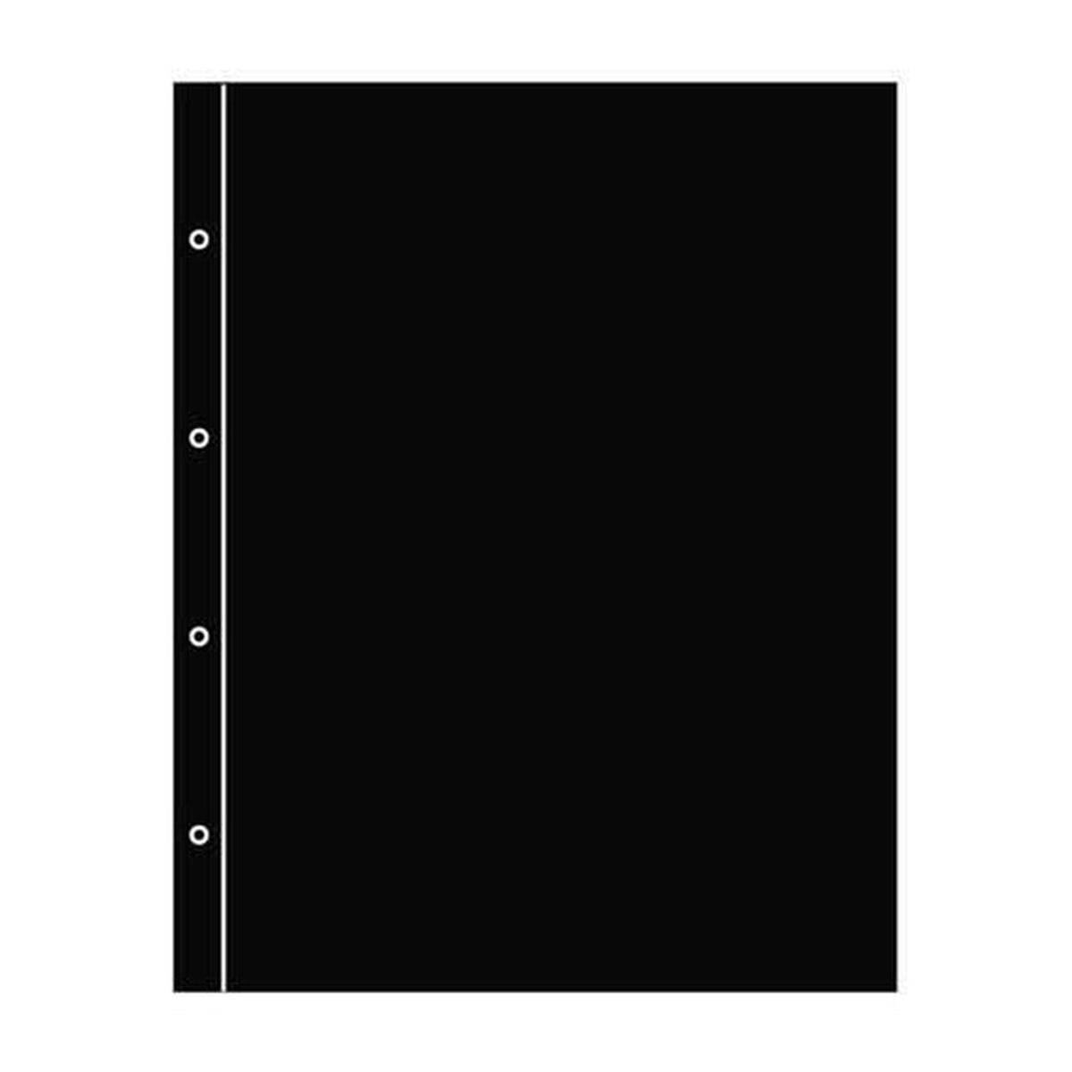 Plastic Sheets KANZLEI, interleaves, black