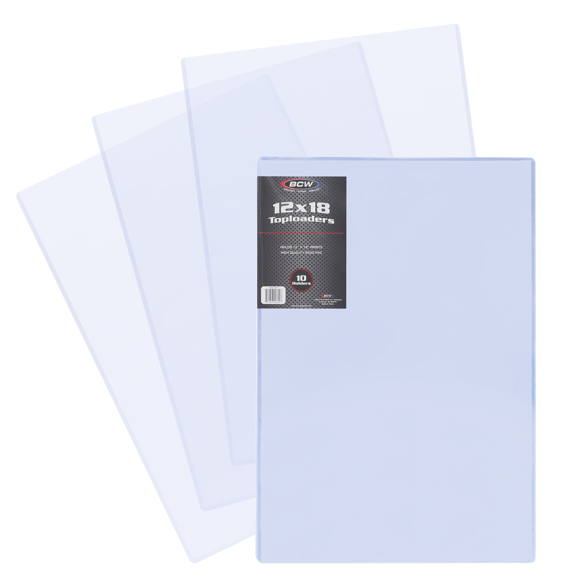 BCW 12 × 18 Rigid Poster and Photo Protector – front product view