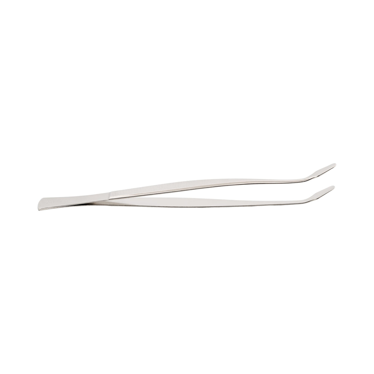 Renniks Premium Professional stamp Tweezer Bent Spade 15cm with Black sheath
