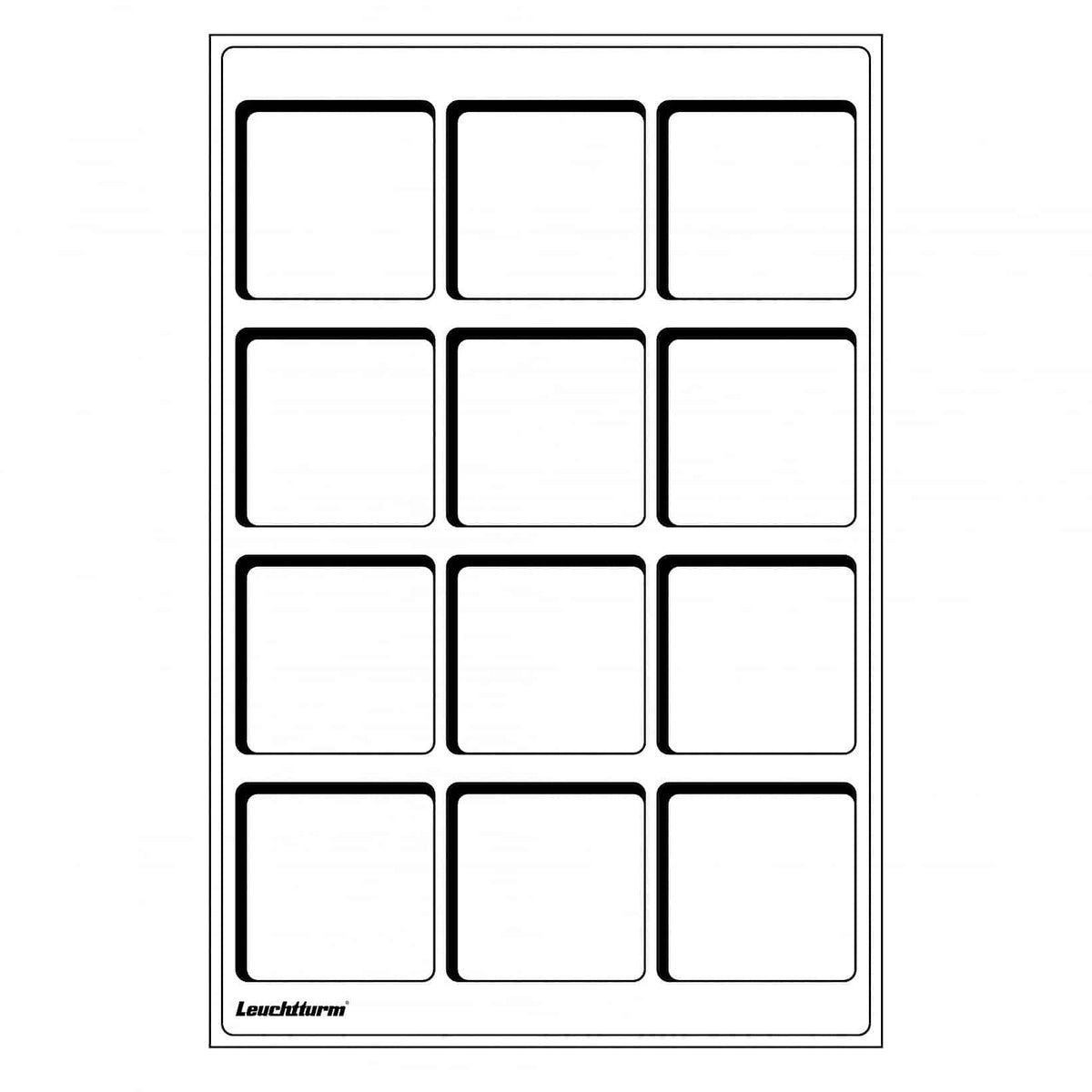 Coin Trays L for 12 coins up to 67mm diameter, blue