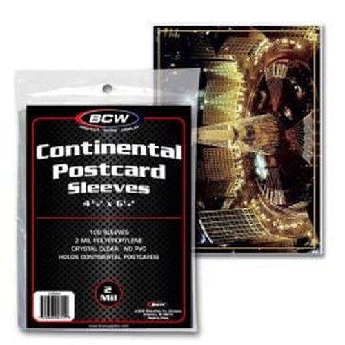 BCW Continental Postcard Sleeves – product image 1