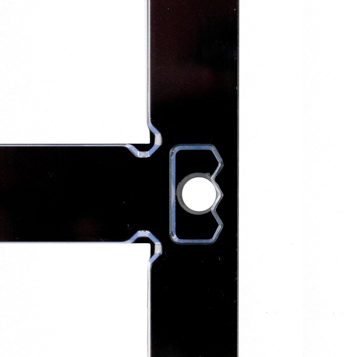 BCW Magnetic 2-Card Holder - 35pt. Black Border – front product view