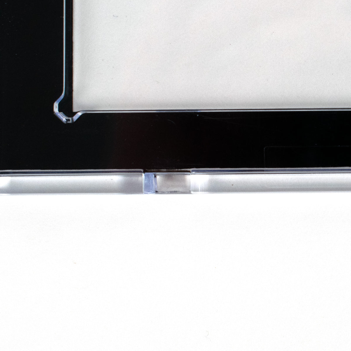 BCW Magnetic 2-Card Holder - 35pt. Black Border – front product view