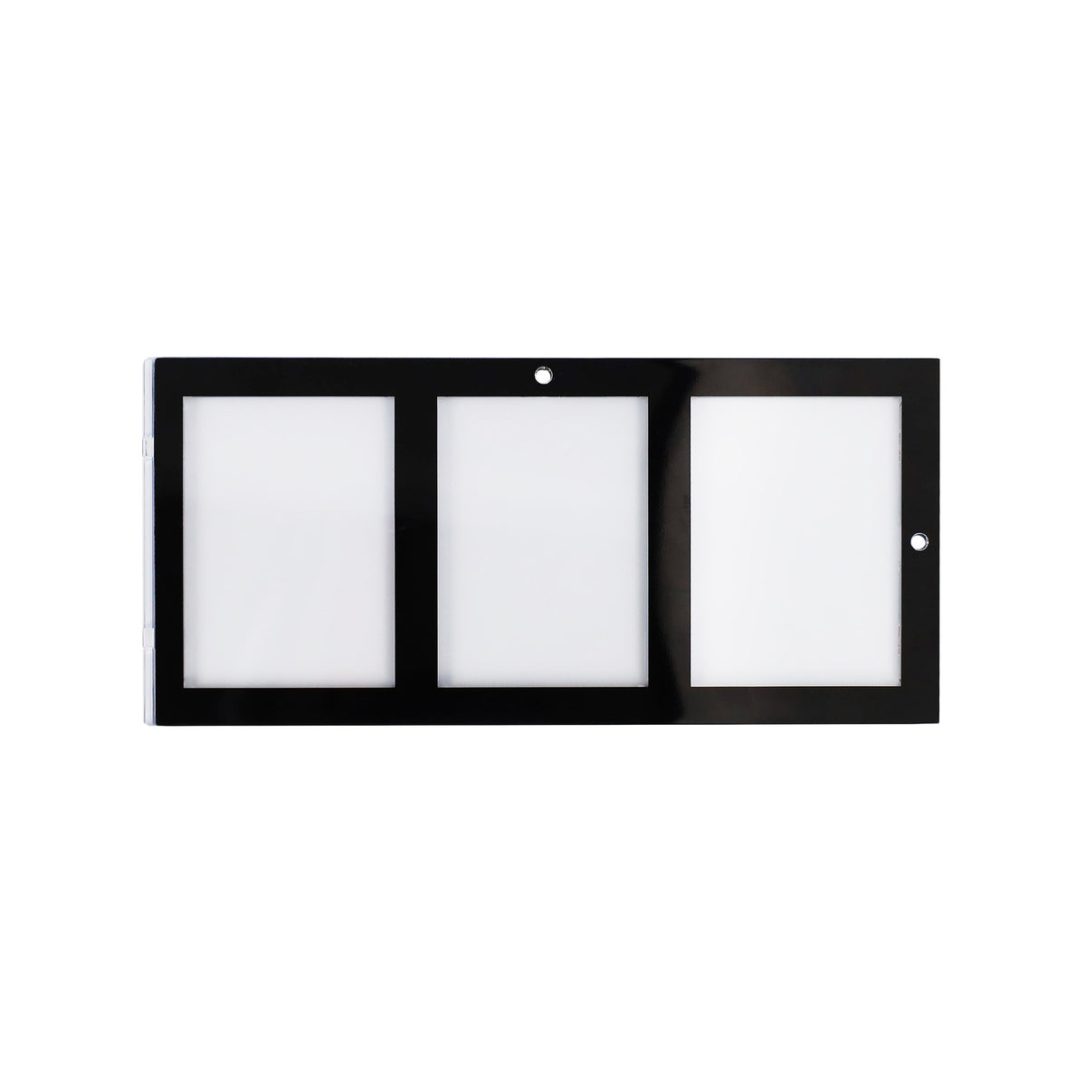 BCW Magnetic 3-Card Holder - 35pt. Black Border – front product view