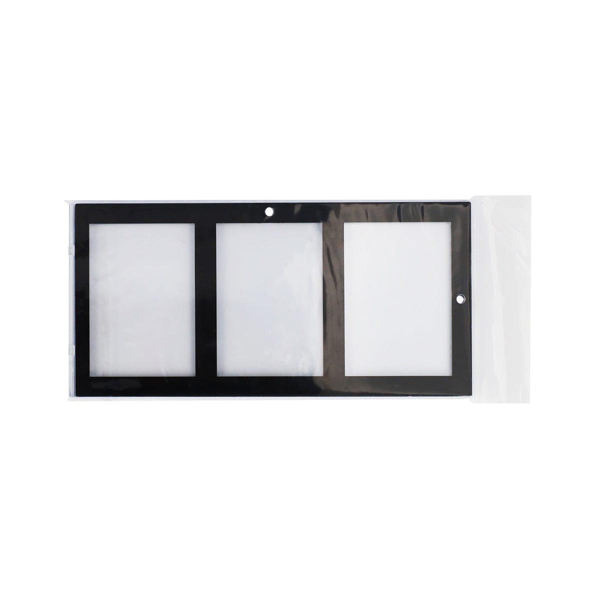 BCW Magnetic 3-Card Holder - 35pt. Black Border – front product view