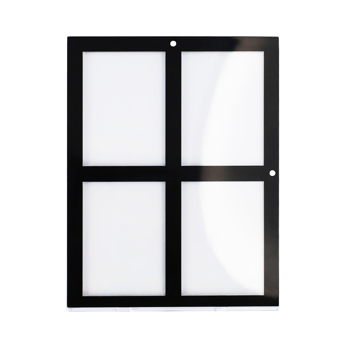 BCW Magnetic 4-Card Holder - 35pt. Black Border – front product view