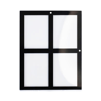 BCW Magnetic 4-Card Holder - 35pt. Black Border – front product view