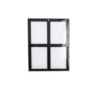 BCW Magnetic 4-Card Holder - 35pt. Black Border – front product view