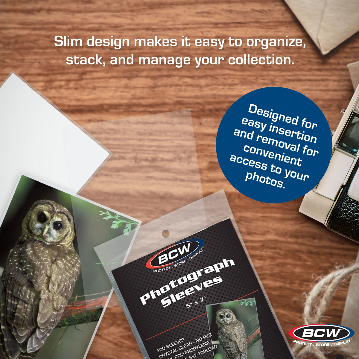 BCW product image — SKU 1-5X7SLV — 1-5X7SLV_Info 4.jpg