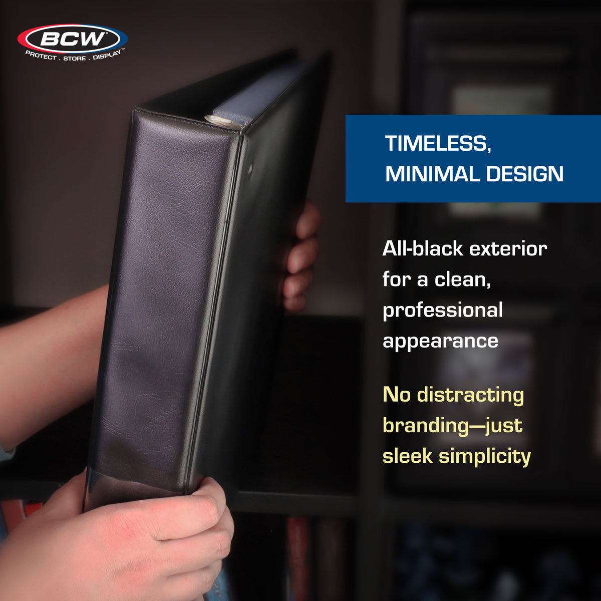BCW 2 In. Album - Plain - Black – dimensions and specifications