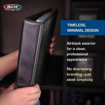 BCW 2 In. Album - Plain - Black – dimensions and specifications