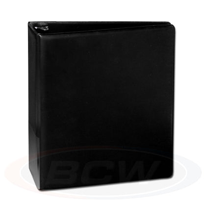BCW 2 In. Album - Plain - Black – front product view