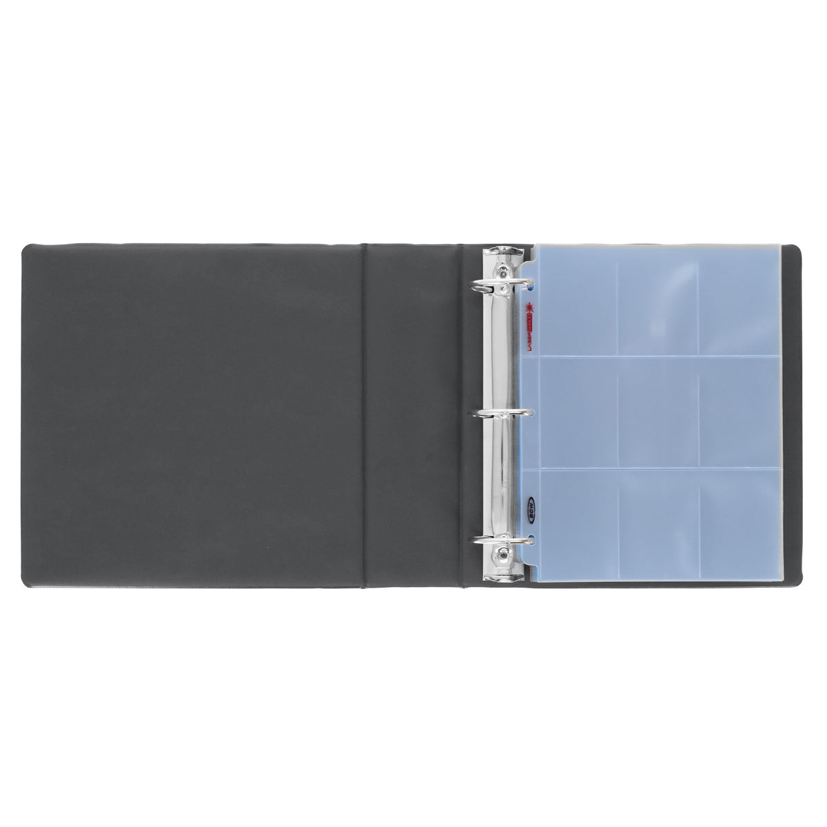 BCW 3 In. Album - Baseball - Black – open view
