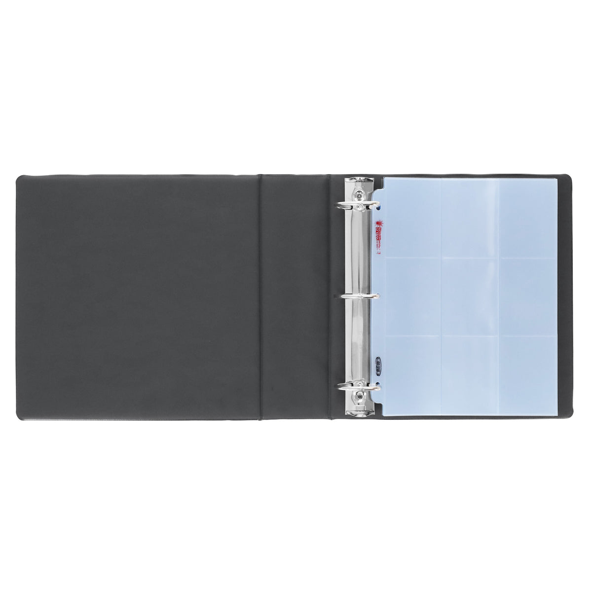 BCW 3 In. Album - Baseball - Black – open view