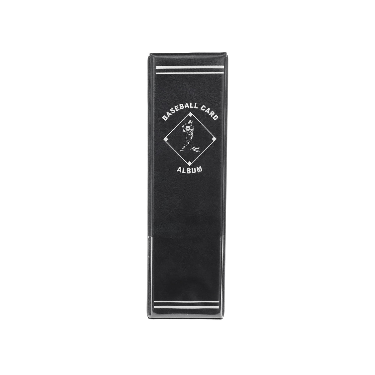 BCW 3 In. Album - Baseball - Black – front product view