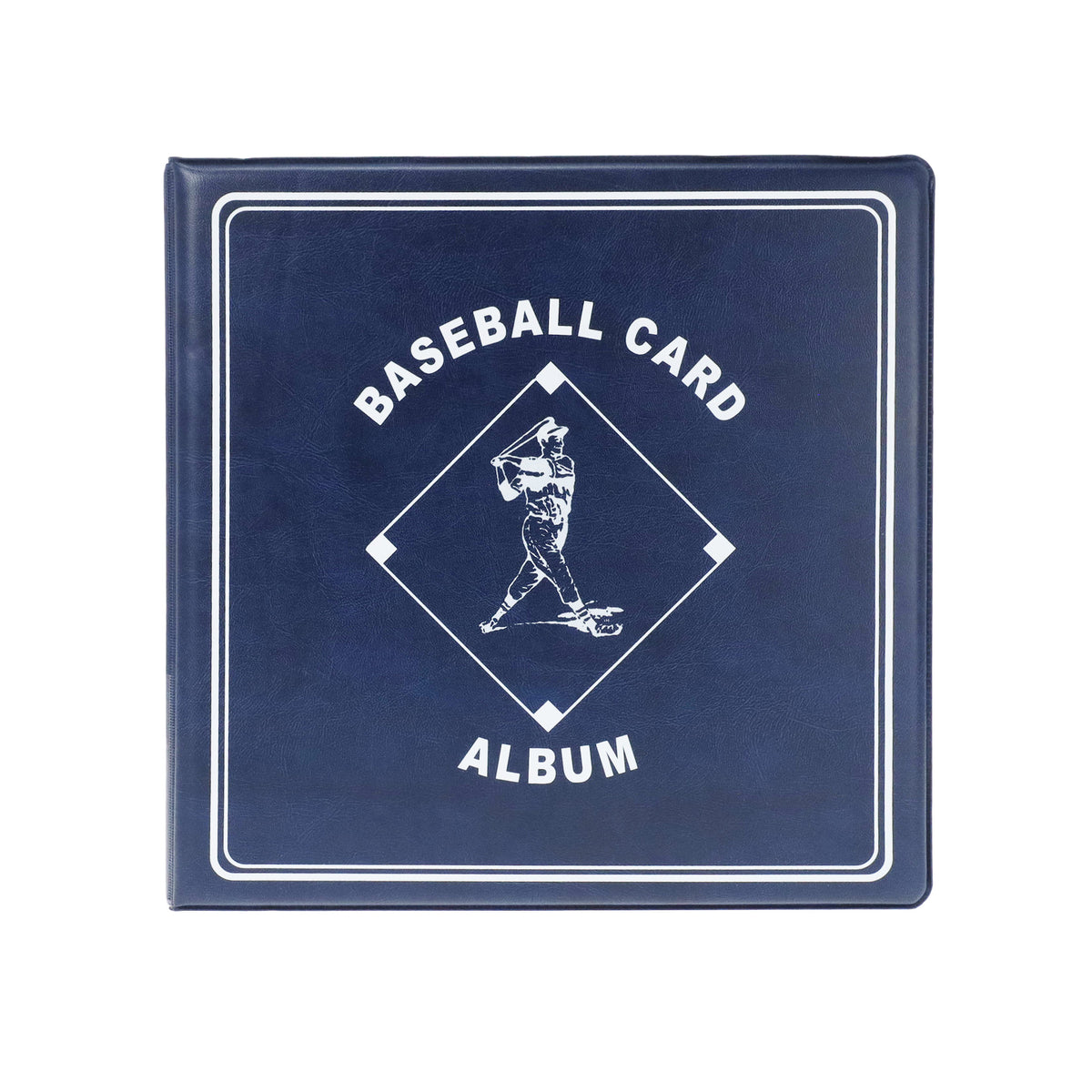 BCW 3 In. Album - Baseball - Blue – front product view
