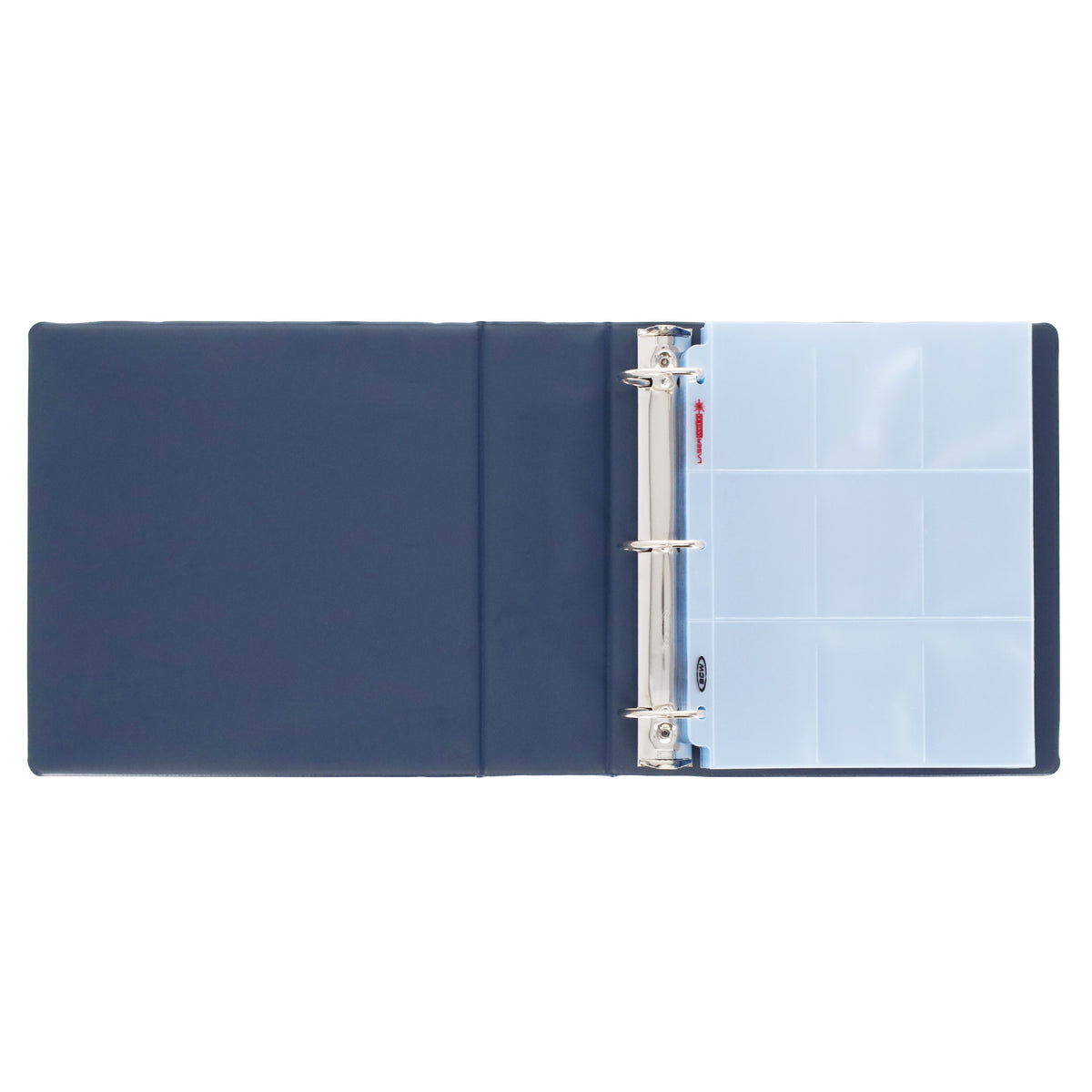 BCW 3 In. Album - Baseball - Blue – open view