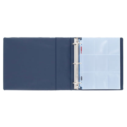 BCW 3 In. Album - Baseball - Blue – open view