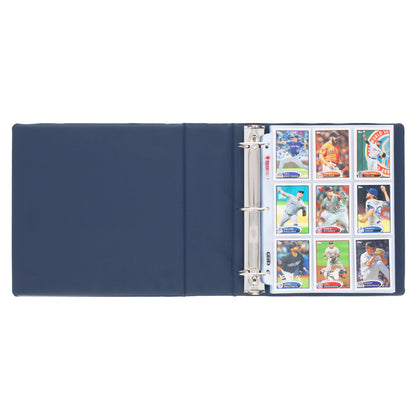 BCW 3 In. Album - Baseball - Blue – open view
