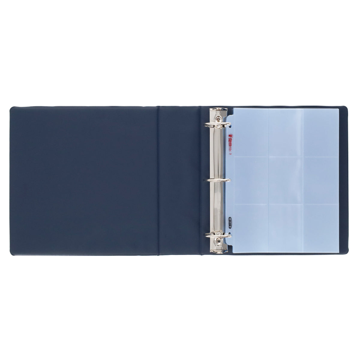 BCW 3 In. Album - Baseball - Blue – open view