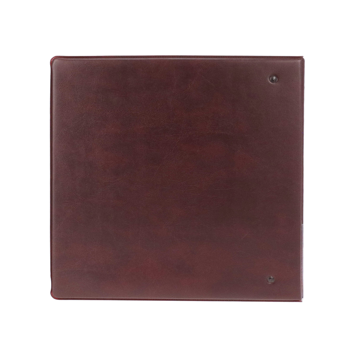 BCW 3 In. Album - Baseball - Burgundy – rear view