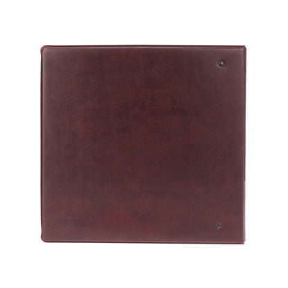 BCW 3 In. Album - Baseball - Burgundy – rear view