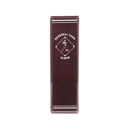 BCW 3 In. Album - Baseball - Burgundy – front product view
