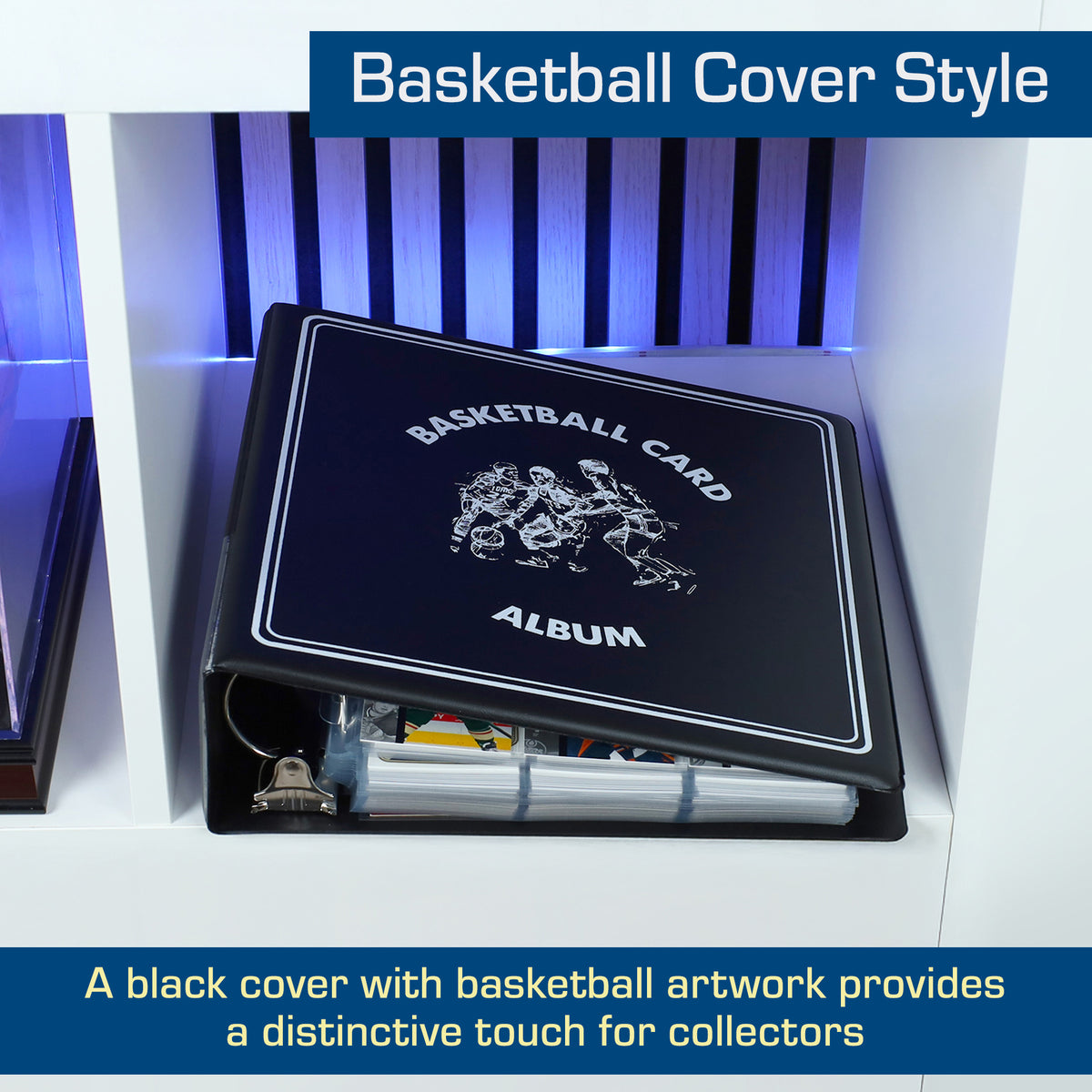 BCW 3 In. Album - Basketball - Black – dimensions and specifications