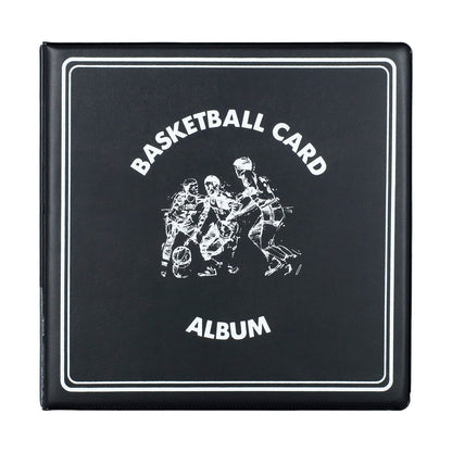 BCW 3 In. Album - Basketball - Black – front product view
