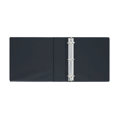 BCW 3 In. Album - Football - Black – open view