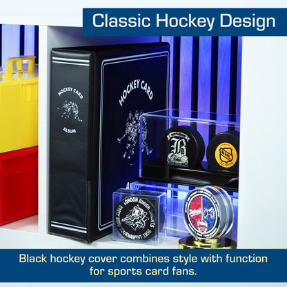 BCW 3 In. Album - Hockey - Black – dimensions and specifications