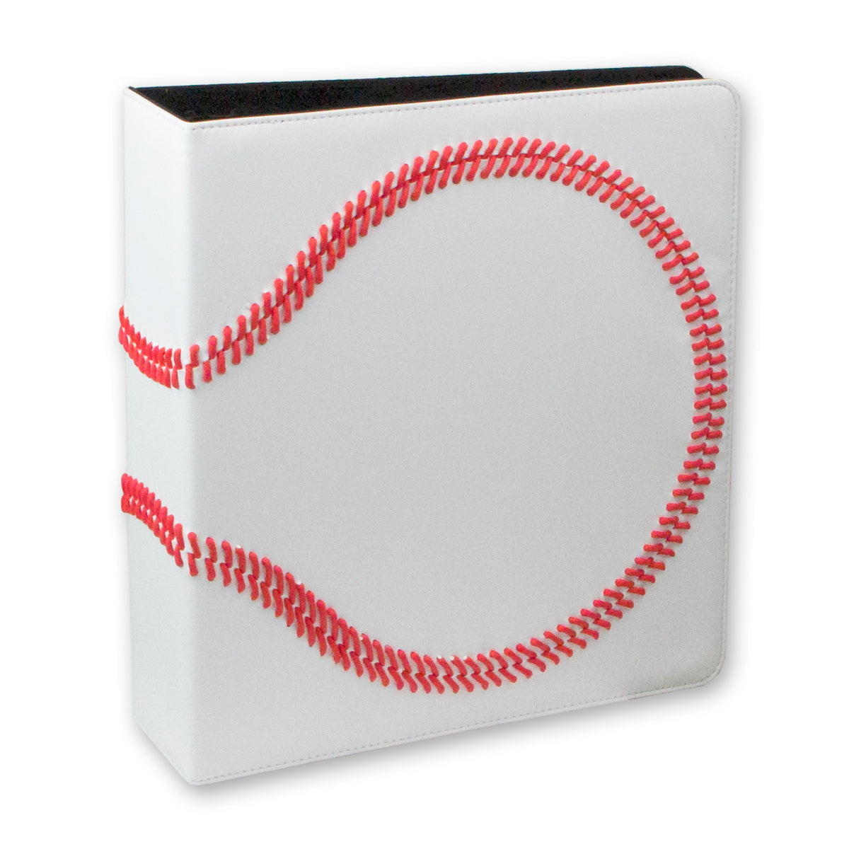BCW 3 In. Album-Baseball Collectors-Premium White – front product view