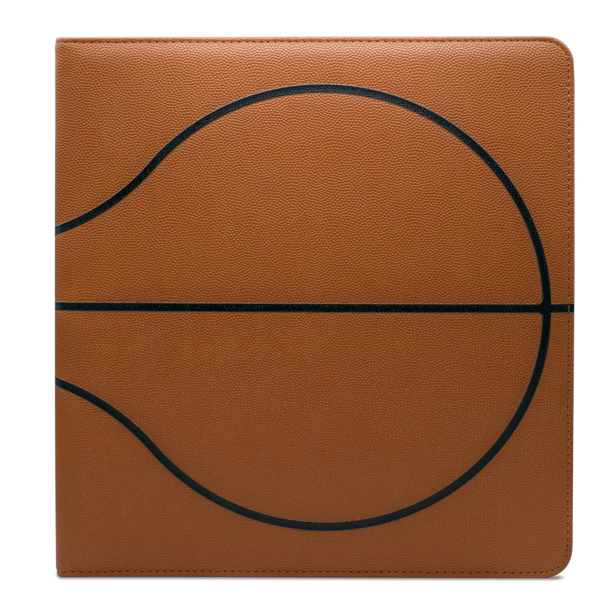 BCW 3 In. Album-Basketball Collectors-Premium Brown – front product view