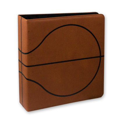 BCW 3 In. Album-Basketball Collectors-Premium Brown – front product view