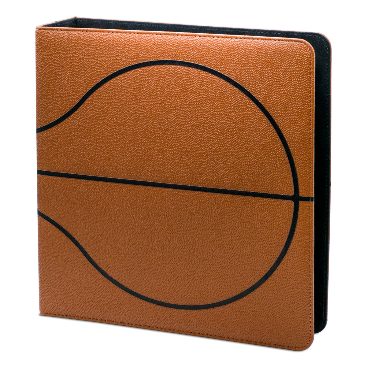BCW 3 In. Album-Basketball Collectors-Premium Brown – front product view
