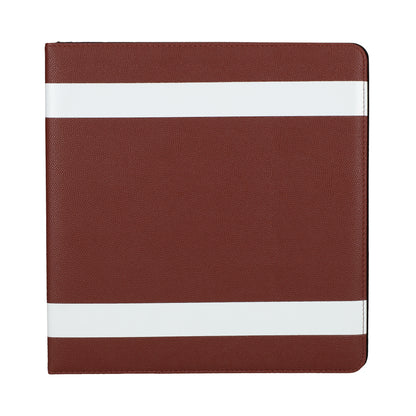 BCW 3 In. Album-Football Collectors - Premium Brown – front product view