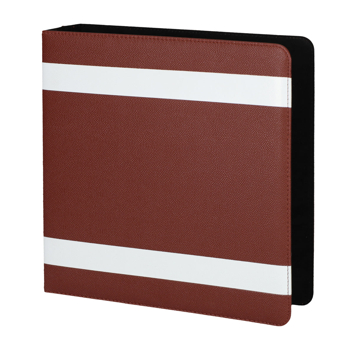BCW 3 In. Album-Football Collectors - Premium Brown – front product view
