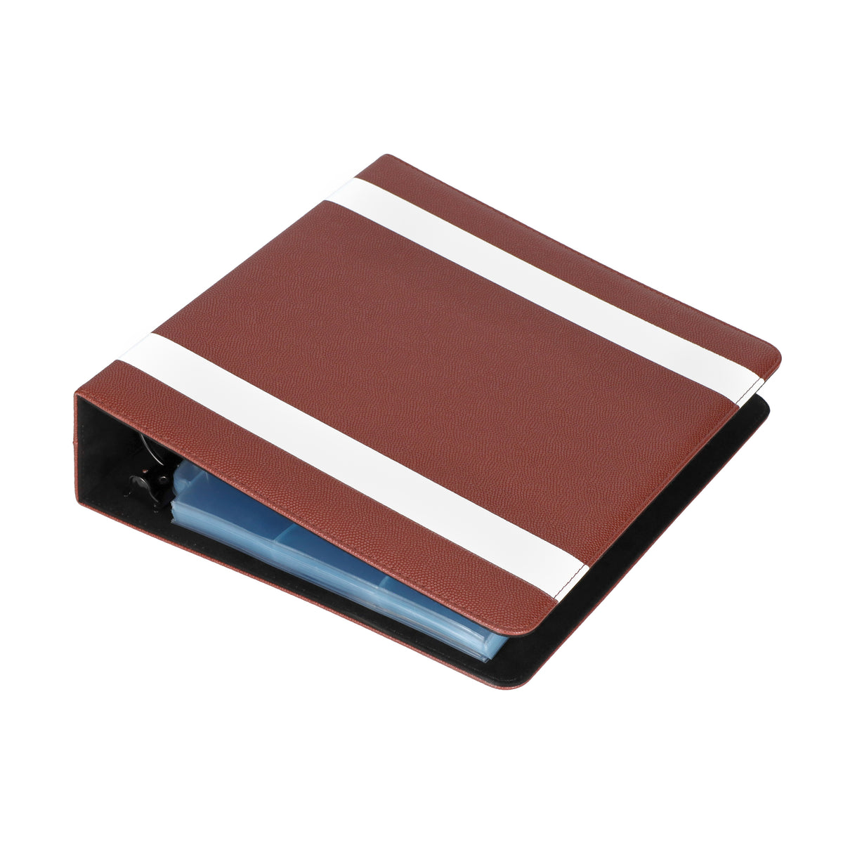 BCW 3 In. Album-Football Collectors - Premium Brown – front product view