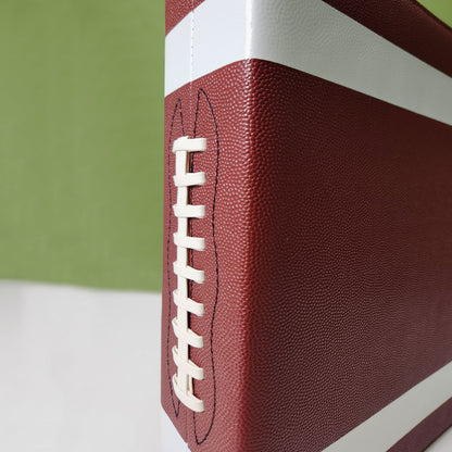 BCW 3 In. Album-Football Collectors - Premium Brown – front product view