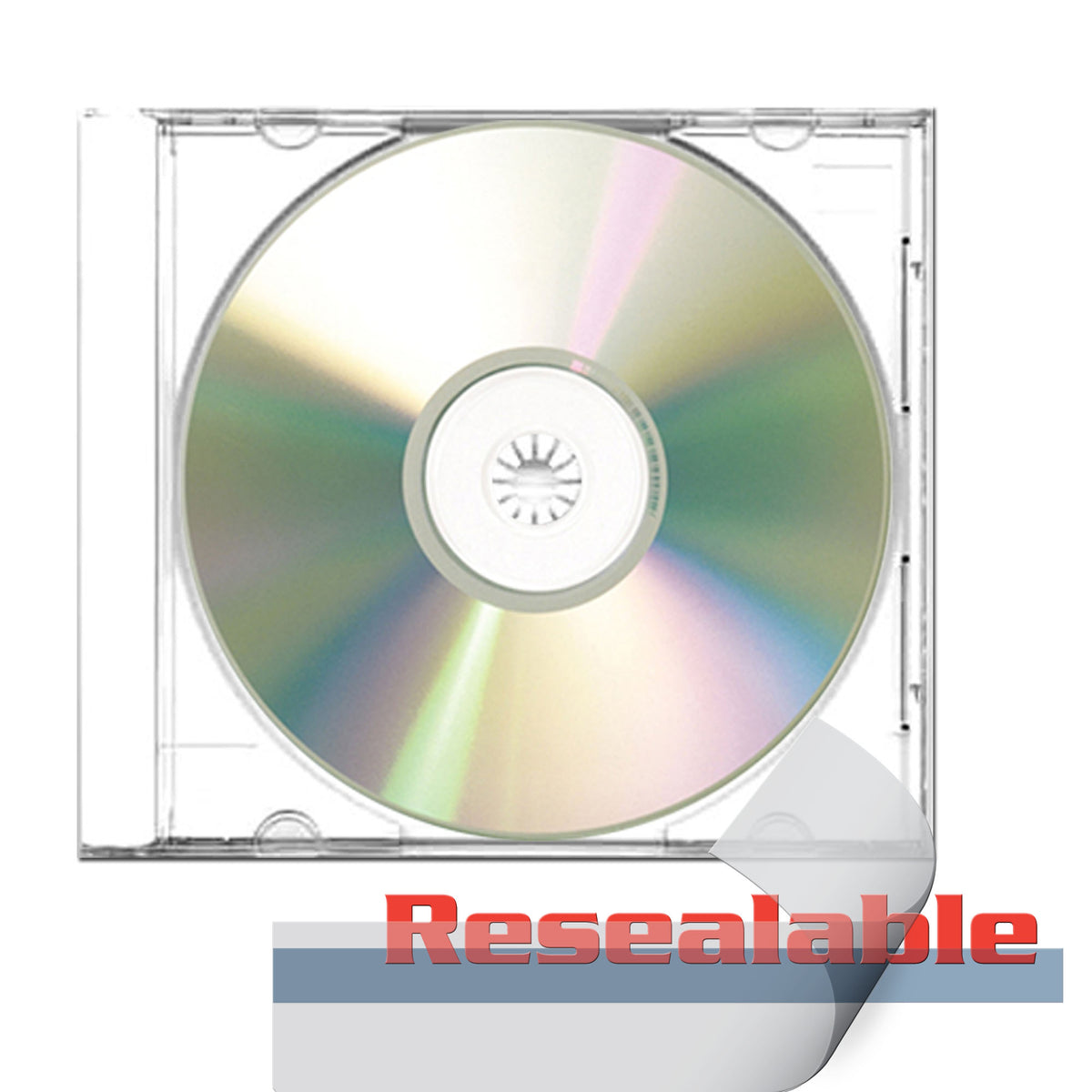 BCW Resealable CD Bag - Jewel Case – front product view