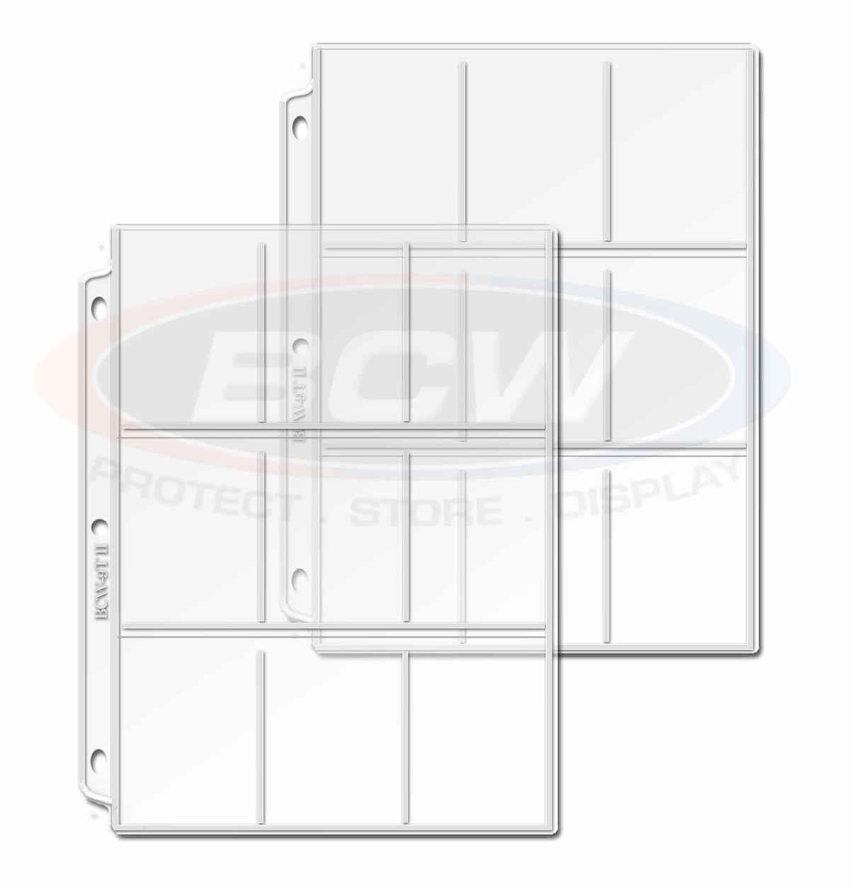 BCW Vinyl 9-Pocket Page (No.2) – front product view