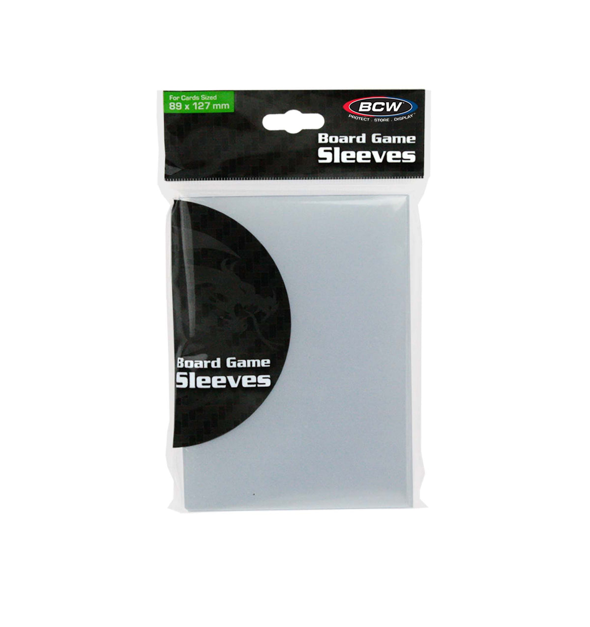 BCW Board Game Sleeves - Double Size (89MM x 127MM) – front product view