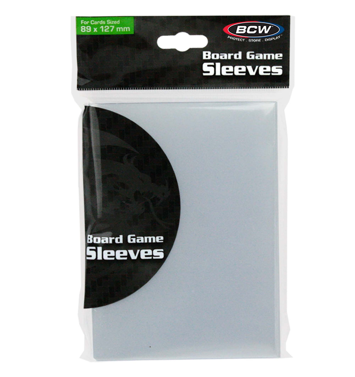 BCW Board Game Sleeves - Double Size (89MM x 127MM) – front product view