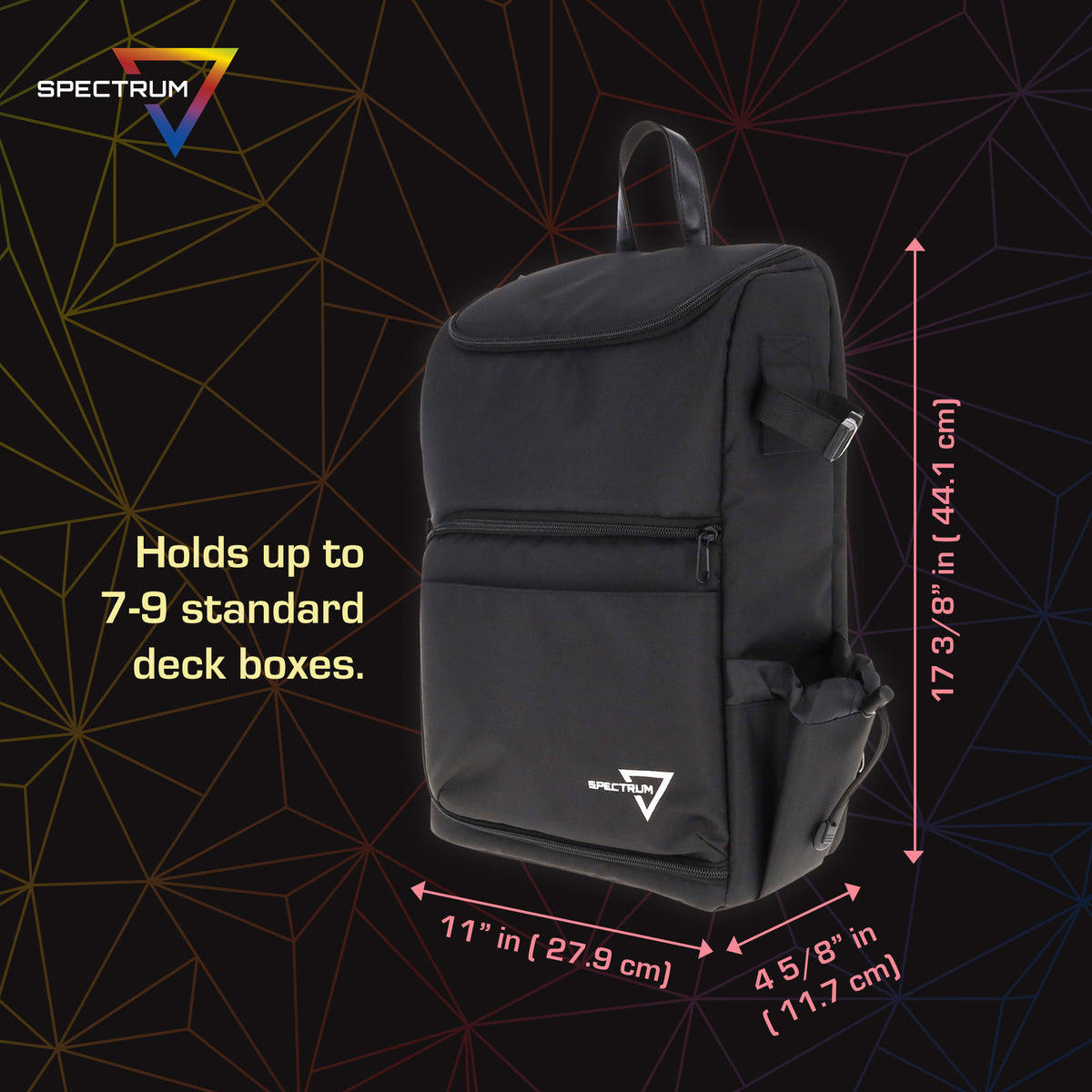 BCW Tcg Backpack - Black – dimensions and specifications