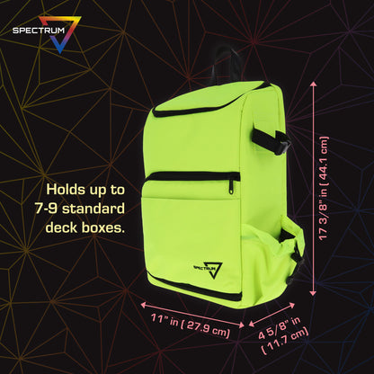 BCW Tcg Backpack - Radioactive Green – dimensions and specifications